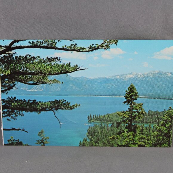 Vintage Postcard - Lake Tahoe in Midsummer - Dexter Press - Picture 1 of 3